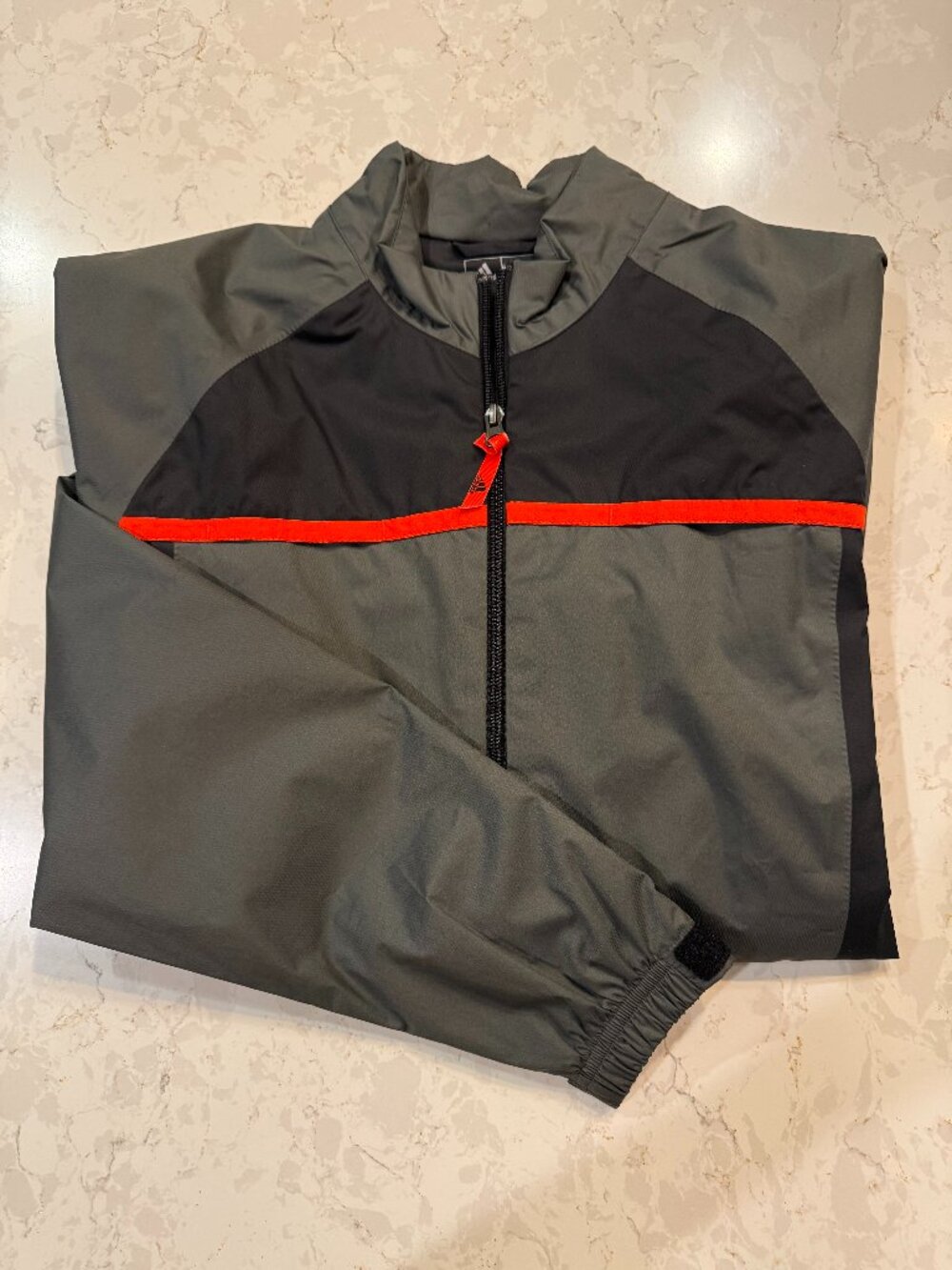 Adidas Climaproof Windbreaker Black/Grey SZ M